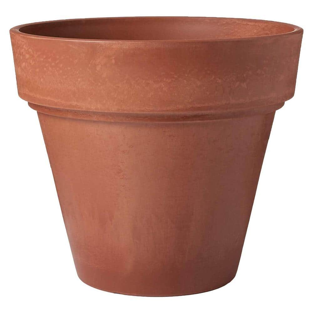 Arcadia Garden Products Traditional 21-1/2 in. x 20 in. Terra Cotta PSW Pot OT55TC