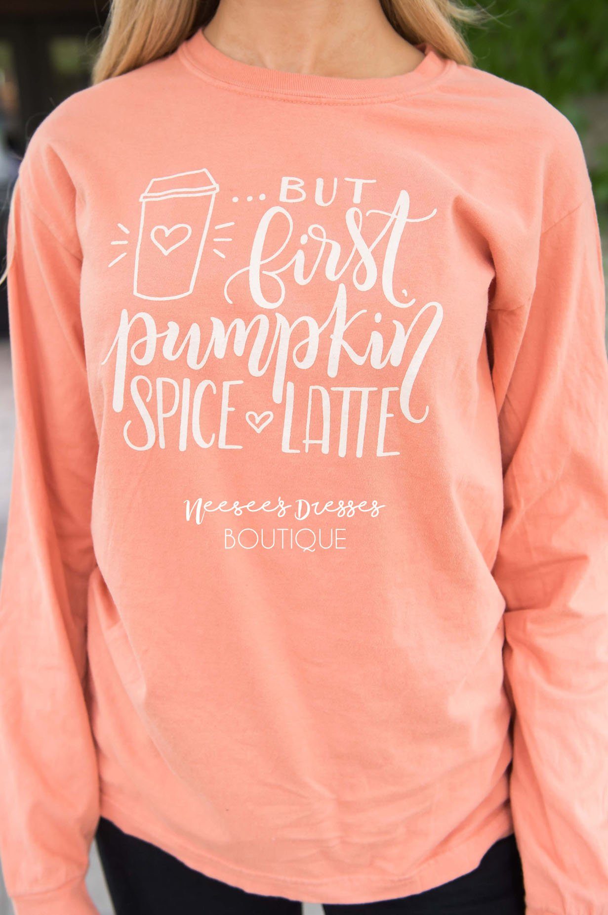 But First Pumpkin Spice Graphic Tee