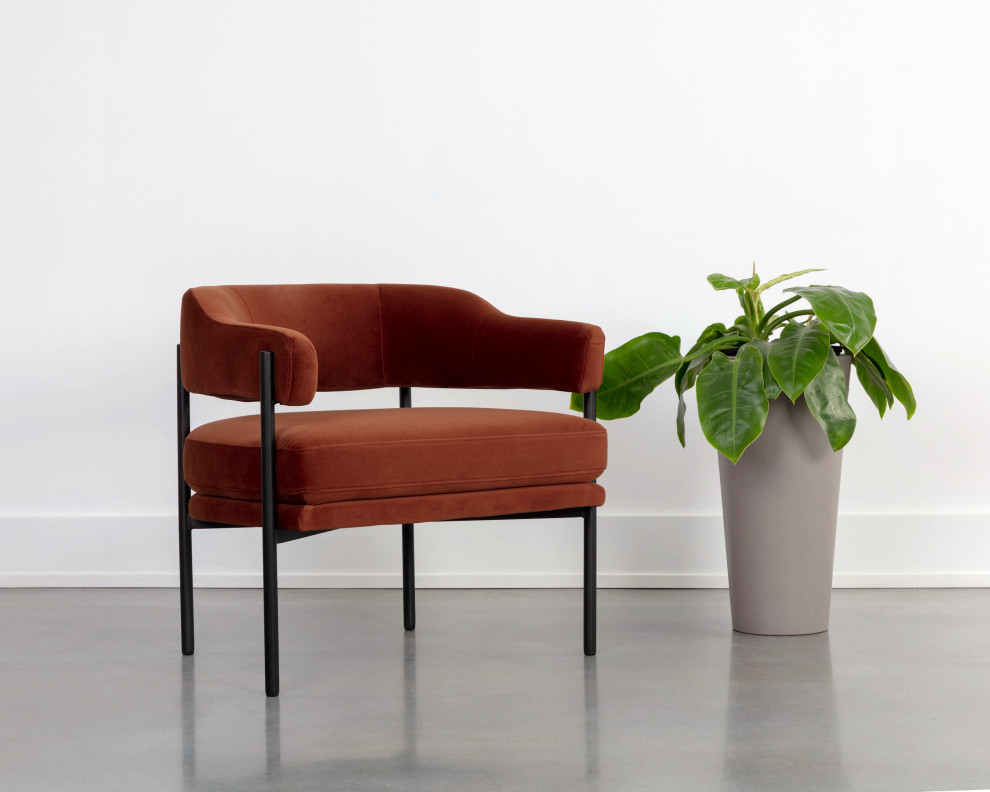 Lola Lounge Chair   Contemporary   Armchairs And Accent Chairs   by Sunpan Modern Home  Houzz