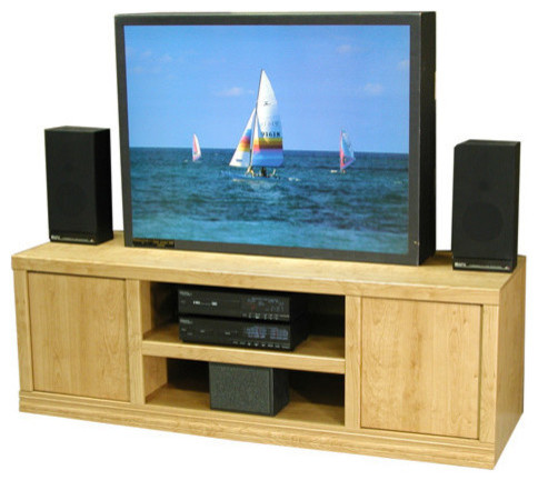 Entertainment Center Base Cabinet  Honey   Entertainment Centers And Tv Stands   by Rush Furniture  Houzz