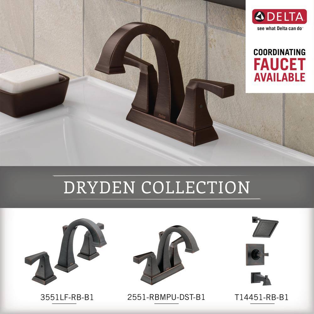 Delta Dryden 24 in. Towel Bar in Venetian Bronze 75124-RB