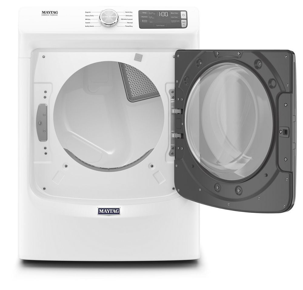 Maytag MED5630HW Front Load Electric Dryer With Extra Power And Quick Dry Cycle - 7.3 Cu. Ft.