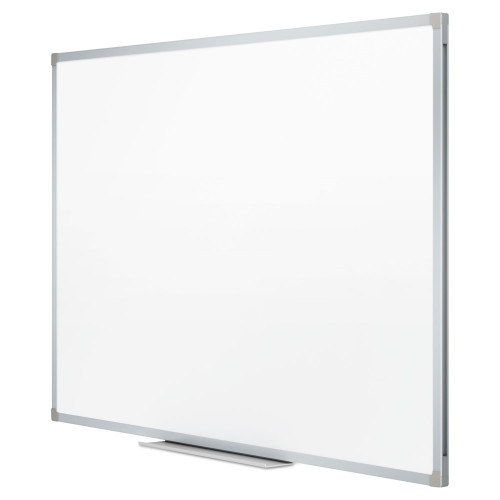 Mead Dry-Erase Board， Melamine Surface， 36 x 24， Silver Aluminum Frame (85356)