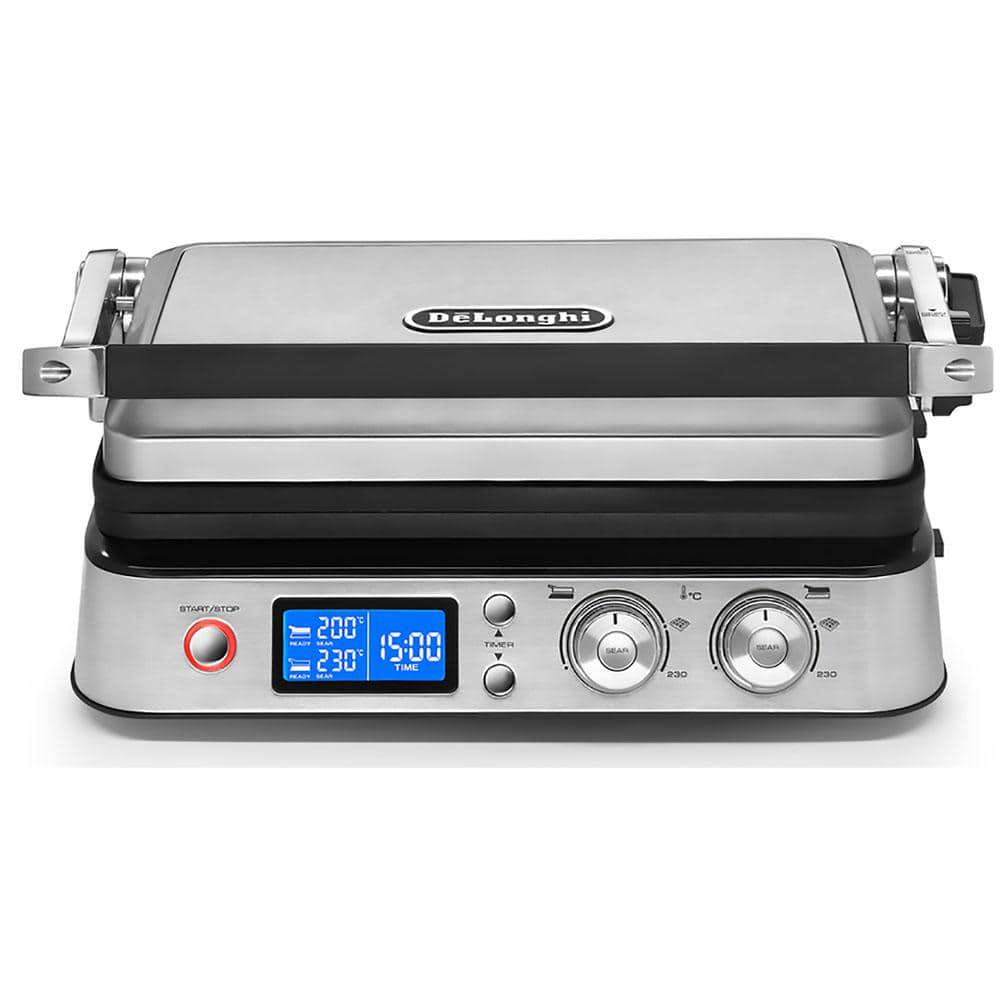 DeLonghi Livenza AllDay 130 sq in Stainless Steel NonStick Indoor Grill