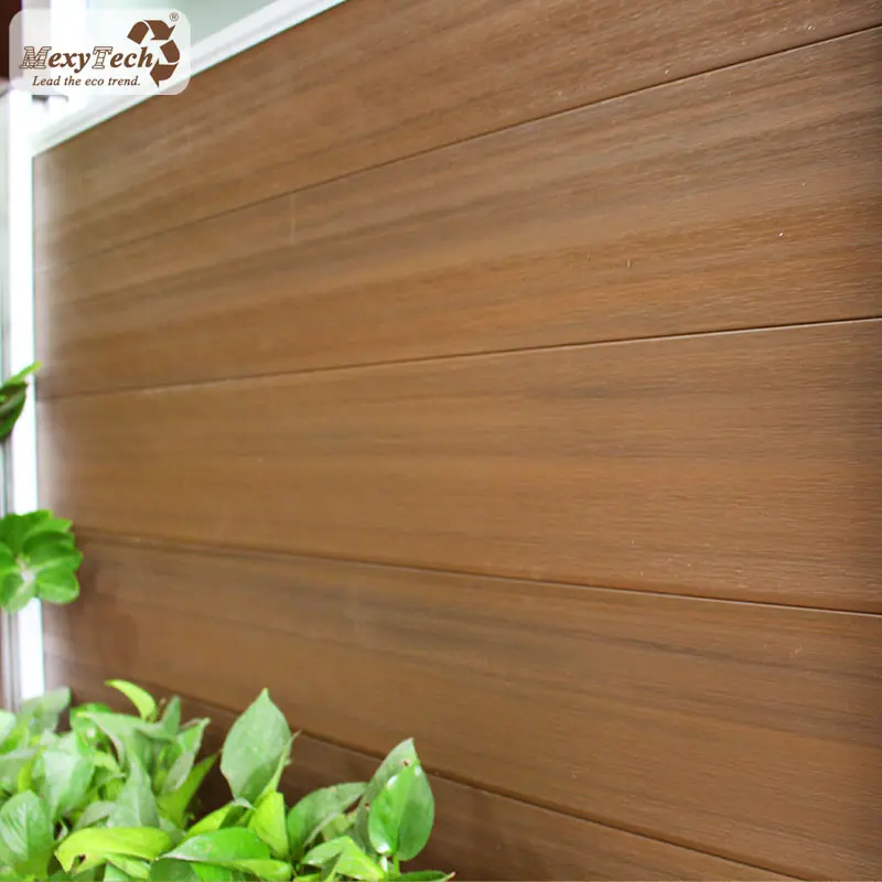 steady than PVC fence panel Low price foshan factory supply mexytech   WPC fence panel