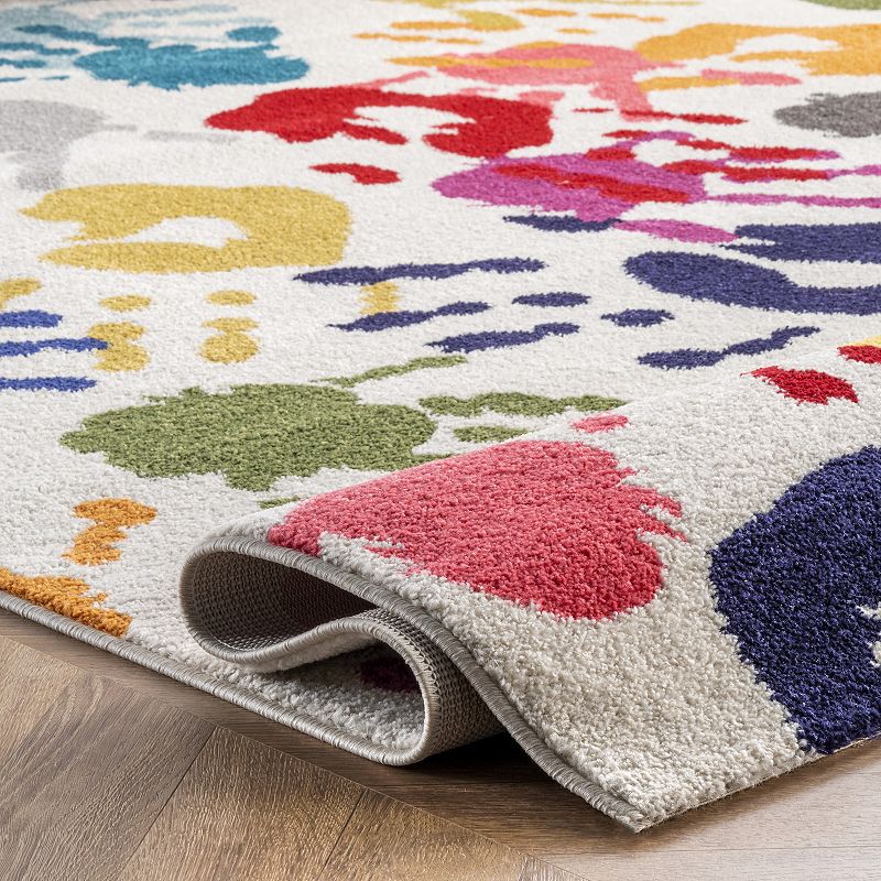 nuLOOM Carnival Pinkie Handprint Rug