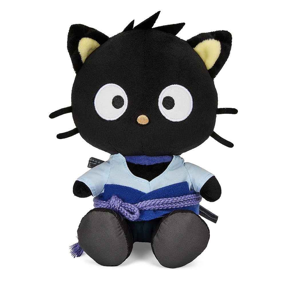 Naruto® x Hello Kitty® and Friends Phunny Plush - Chococat™ as Sasuke (PRE-ORDER)