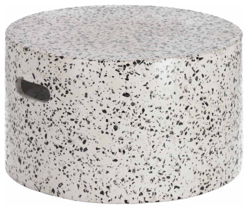 White Terrazzo Coffee Table  La Forma Jenell   Transitional   Coffee Tables   by Oroa   Distinctive Furniture  Houzz