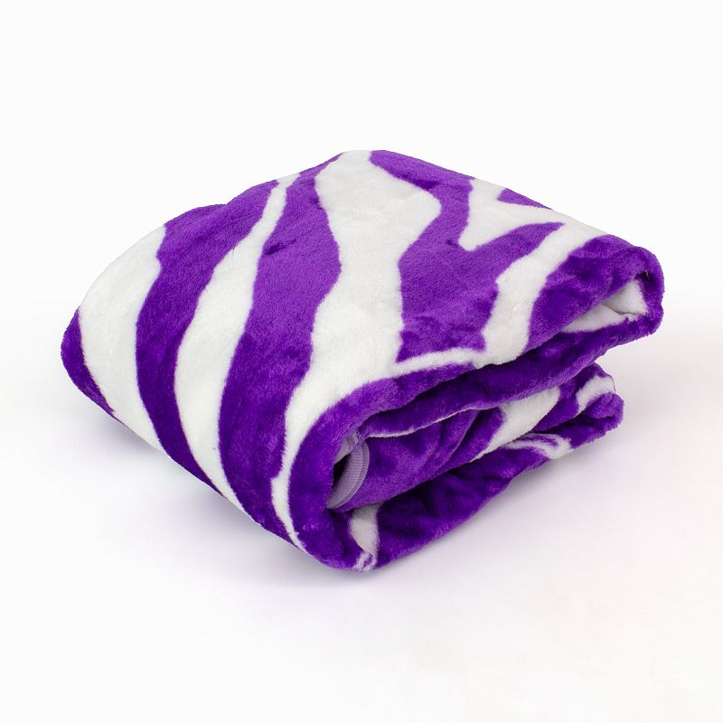 NCAA Kansas State Wildcats Soft Raschel Throw Blanket