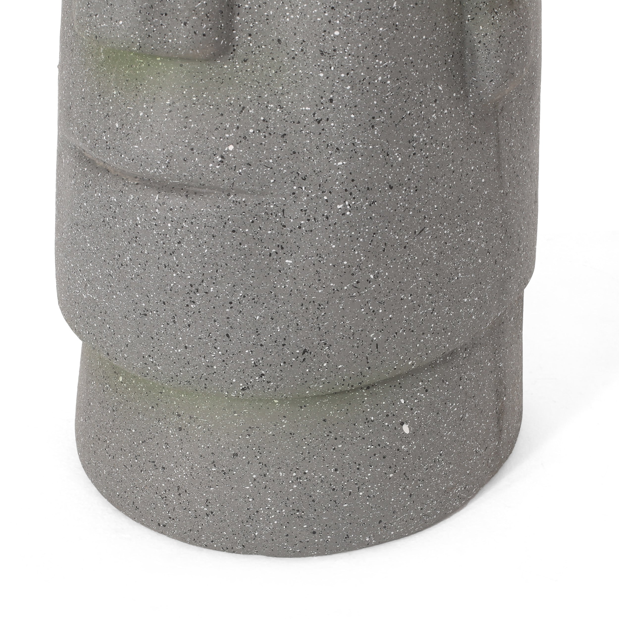 Harrod Outdoor Easter Island Statue Decorative Planter, Stone Gray