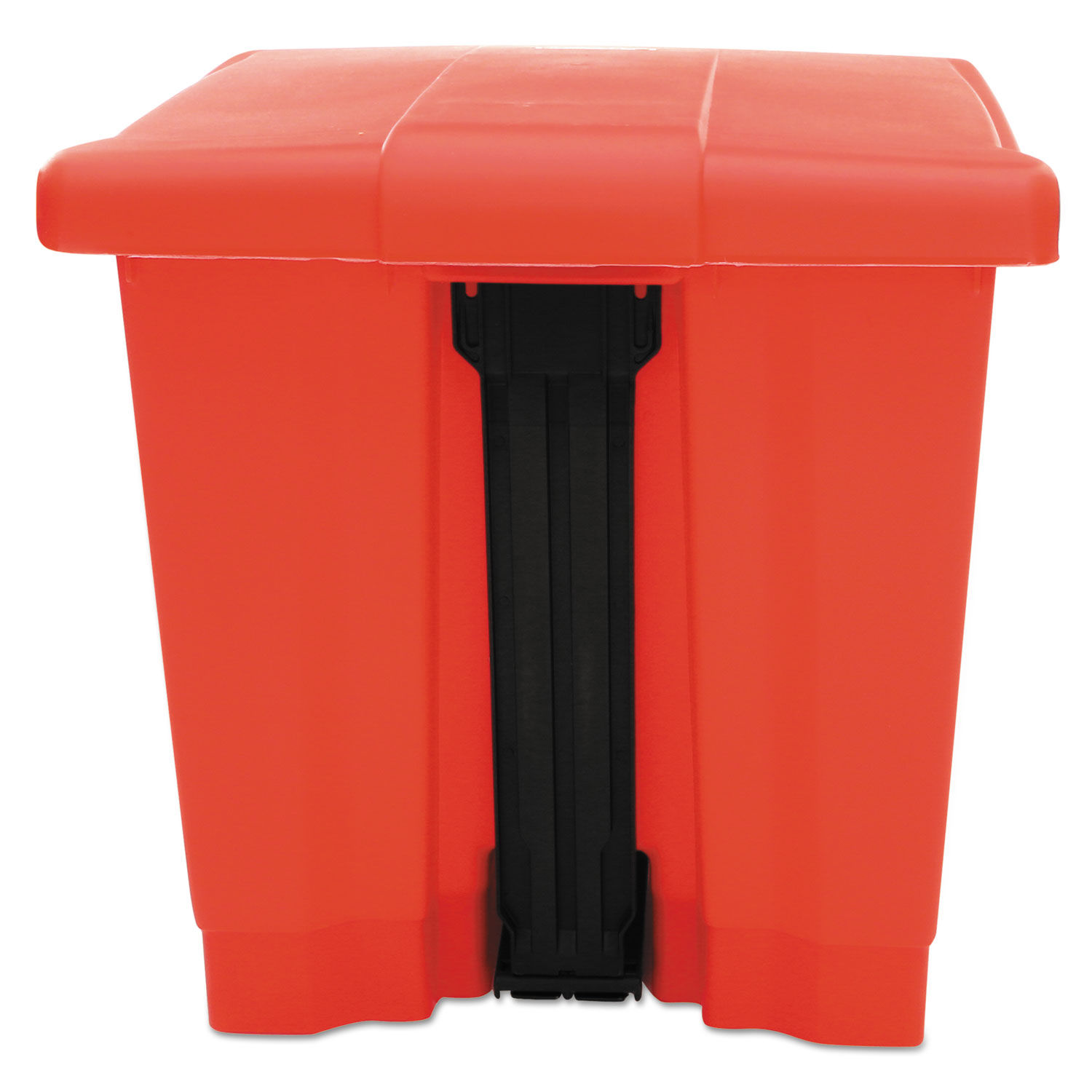 Indoor Utility Step-On Waste Container by Rubbermaidandreg; Commercial RCP6143RED