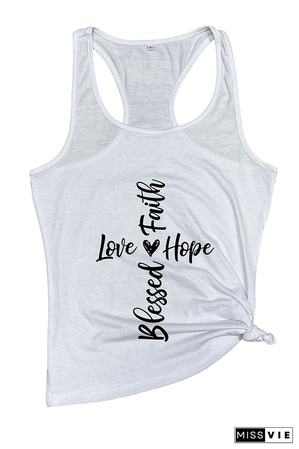 Blessed cross Sleeveless Tank Top Wholesale