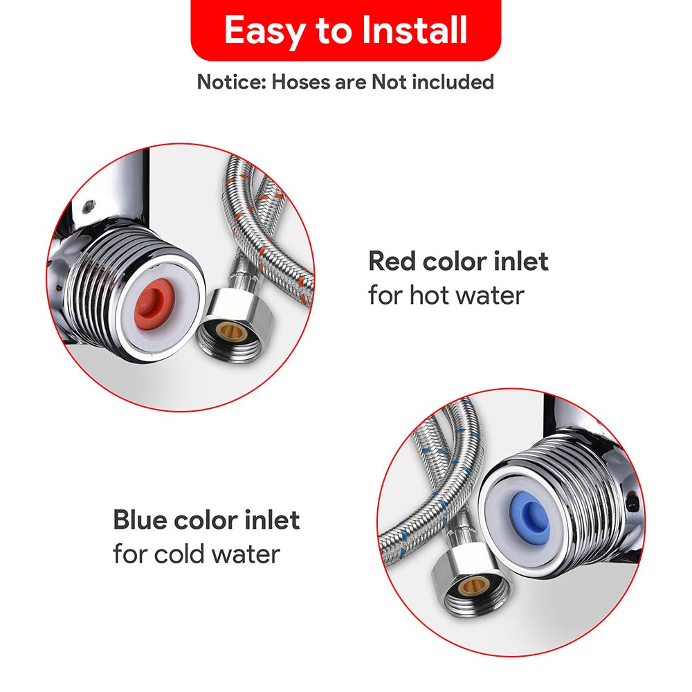 Aquaterior Three-way Thermostatic Mixing Valve NPS G1/2