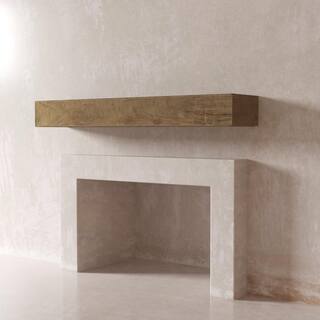 Urban Woodcraft DESSIE 36 in. Fireplace Wall Cap-Shelf Mantel in Natural 500H.36WM.DL.N