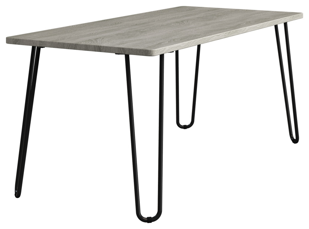 Small Coffee Table With Hairpin Legs Modern Industrial Style Side Table   Industrial   Coffee Tables   by Trademark Global  Houzz