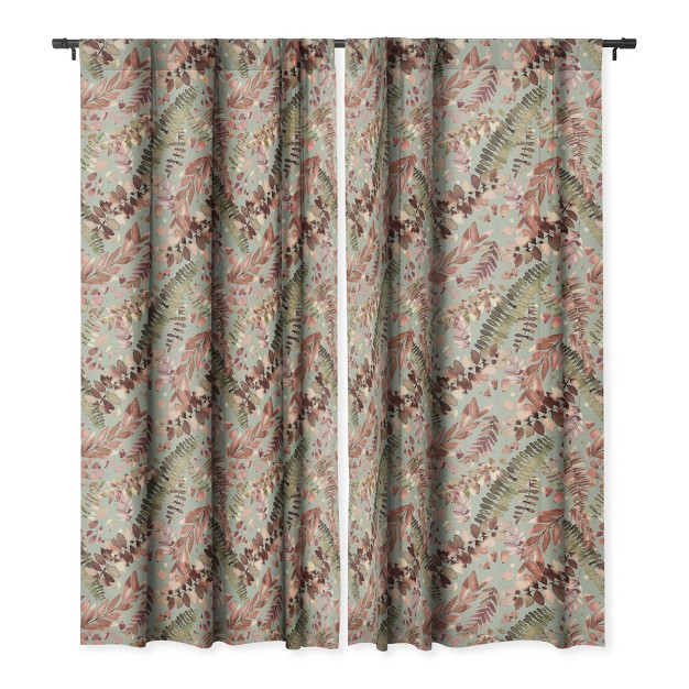 1pc Blackout Window Curtain Panel Deny Designs