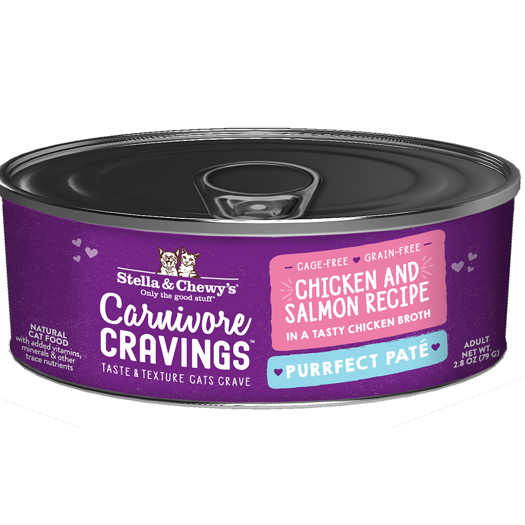 Stella and Chewy's Carnivore Cravings Purrfect Pate Chicken and Salmon Cat