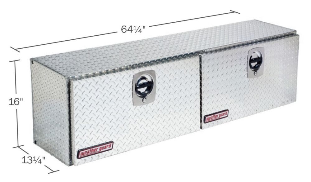 Weather Guard Hi Side Box Truck Toolbox Aluminum 7.9 cu ft