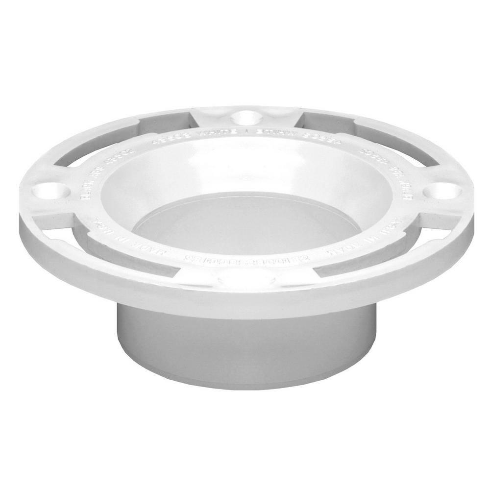 Oatey 4 in. PVC Open Toilet Flange 435252