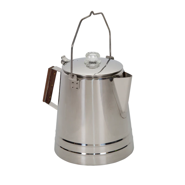 Stansport Stainless Steel Percolater 28-Cup Coffee Pot