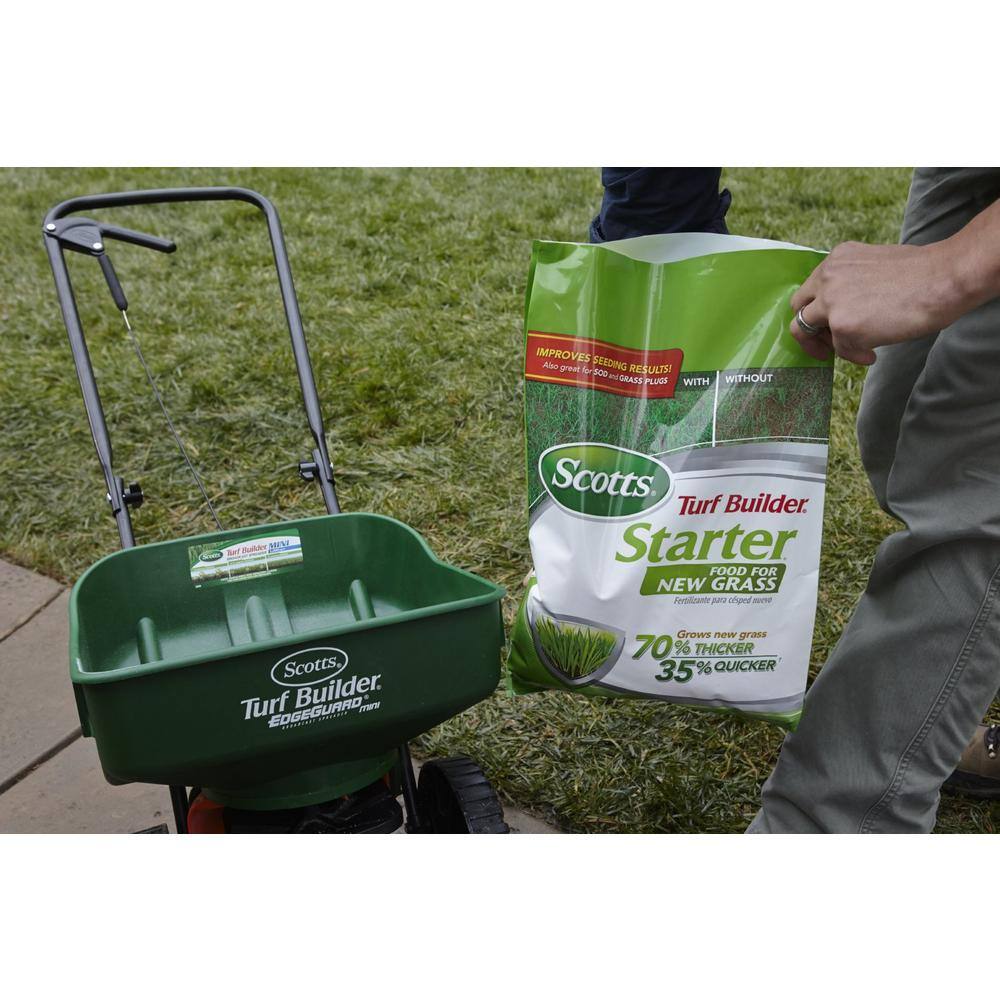 Scotts Turf Builder 42 lbs. 14000 sq. ft. Starter Fertilizer for New Grass Use When Planting Seed 21814