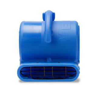 B-Air 14 HP Air Mover Blower Fan for Water Damage Restoration Carpet Dryer Floor Home and Plumbing Use in Blue BA-VP-25-BL