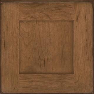 KraftMaid 14-58 in. x 14-58 in. Cabinet Door Sample in Aged Bourbon RDCDSDRHC4E75C