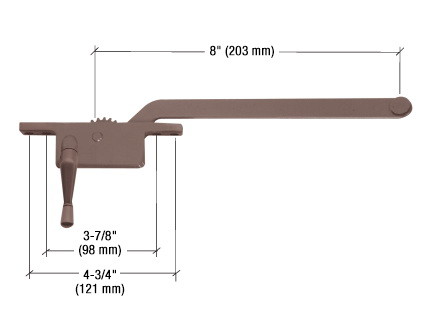 CRL 8 Hand Square Series Casement Window Operator