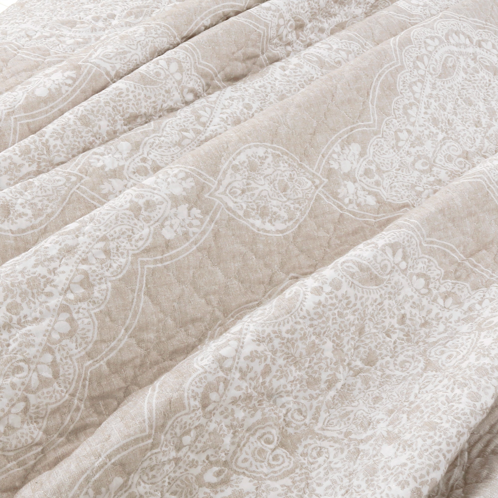 Lucianna Ruffle Edge Cotton Bedspread Set