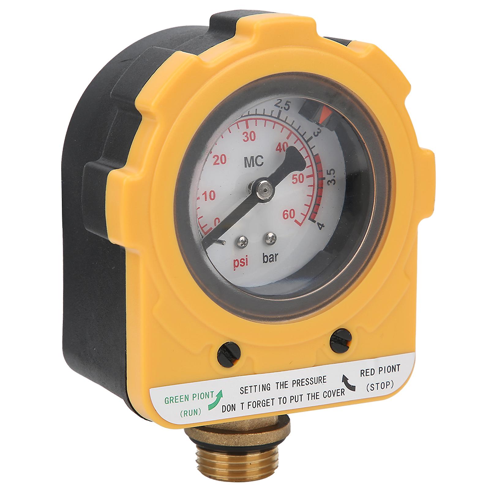 Water Pump Automatic Pressure Controller With Npt4 Thread 1500w 30a 060psi E041500eu Plug Ac220v