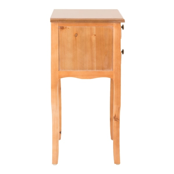 SAFAVIEH Lori Natural Accent Table - 18.1