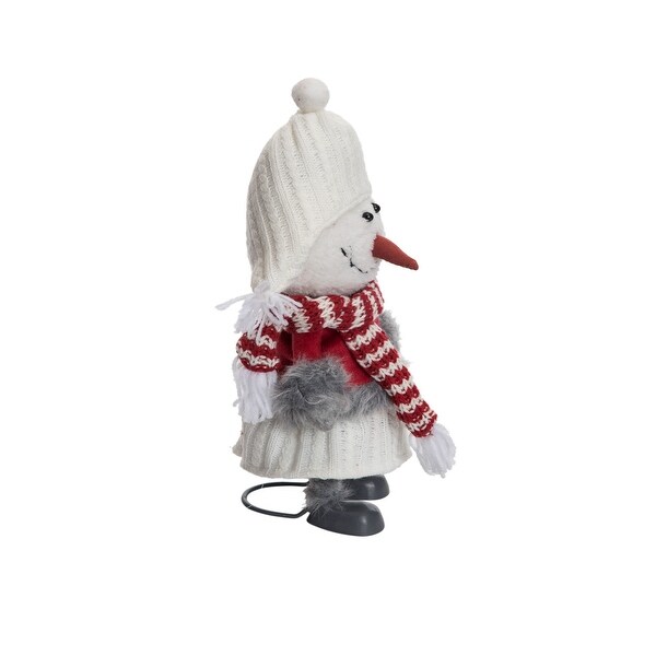 Bobble Christmas Xmas Snowgirl Small