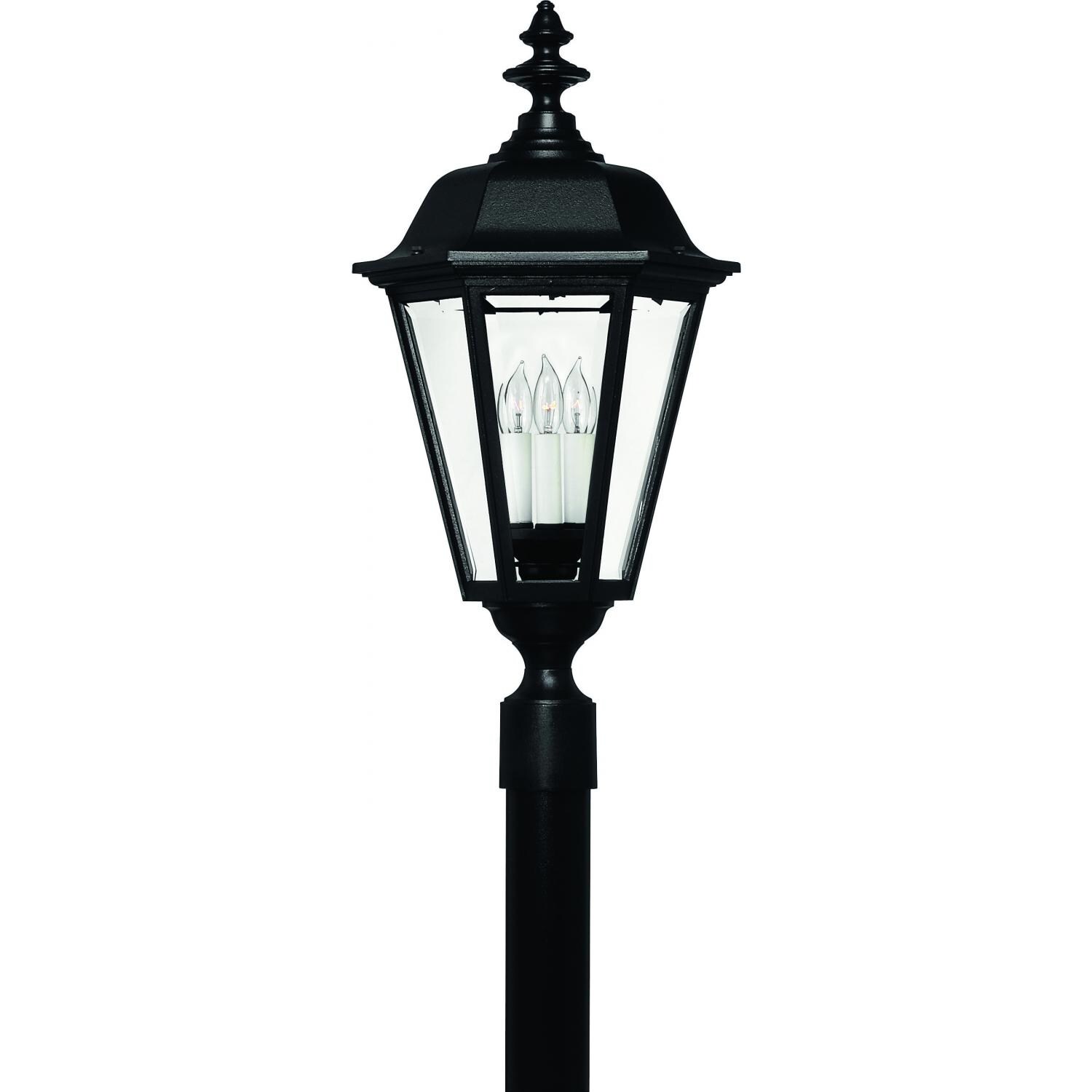 Hinkley Lighting Manor House Three Light 27-Inch Outdoor Post Light