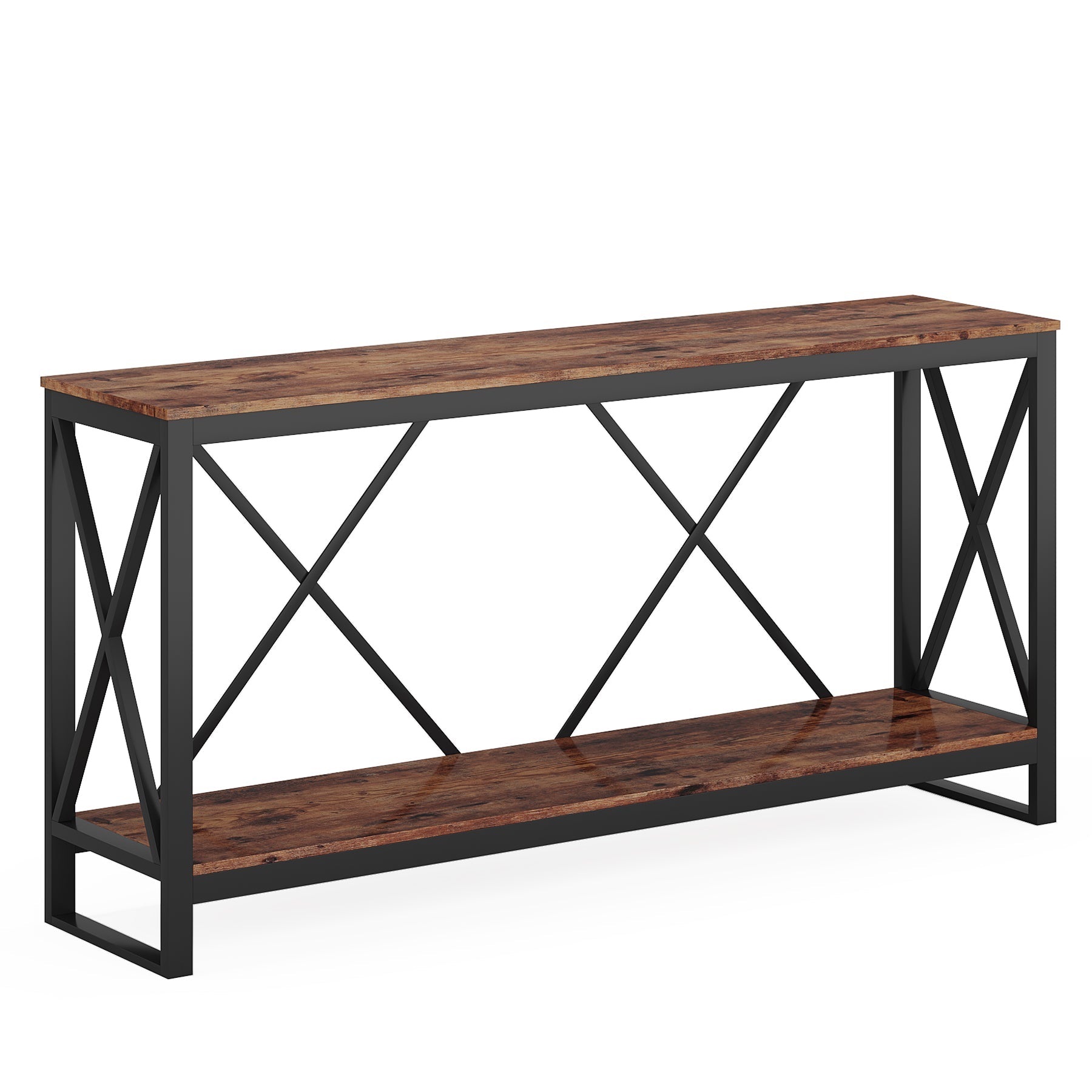 Industrial Console Table, 70.9