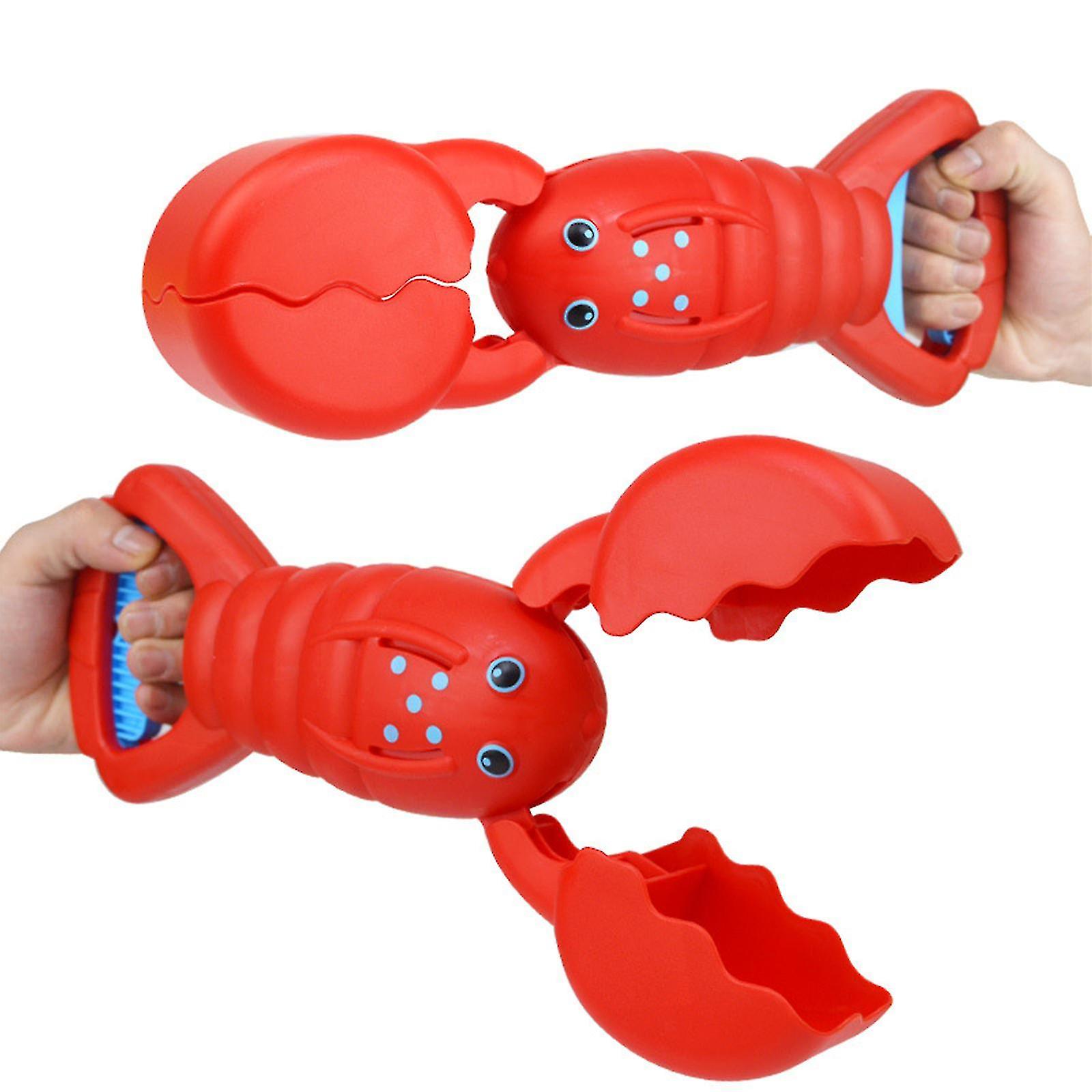 Lobsters Clips Sand Toy Crab Robot Beach Toys Strengthen Outdoor Products Plastic Party Favors Gift Claw Hand Grabbe For Ages 3+ ，great For The Beach