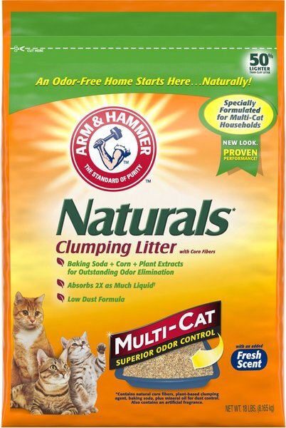 Arm and Hammer Litter Naturals Scented Clumping Corn Cat Litter