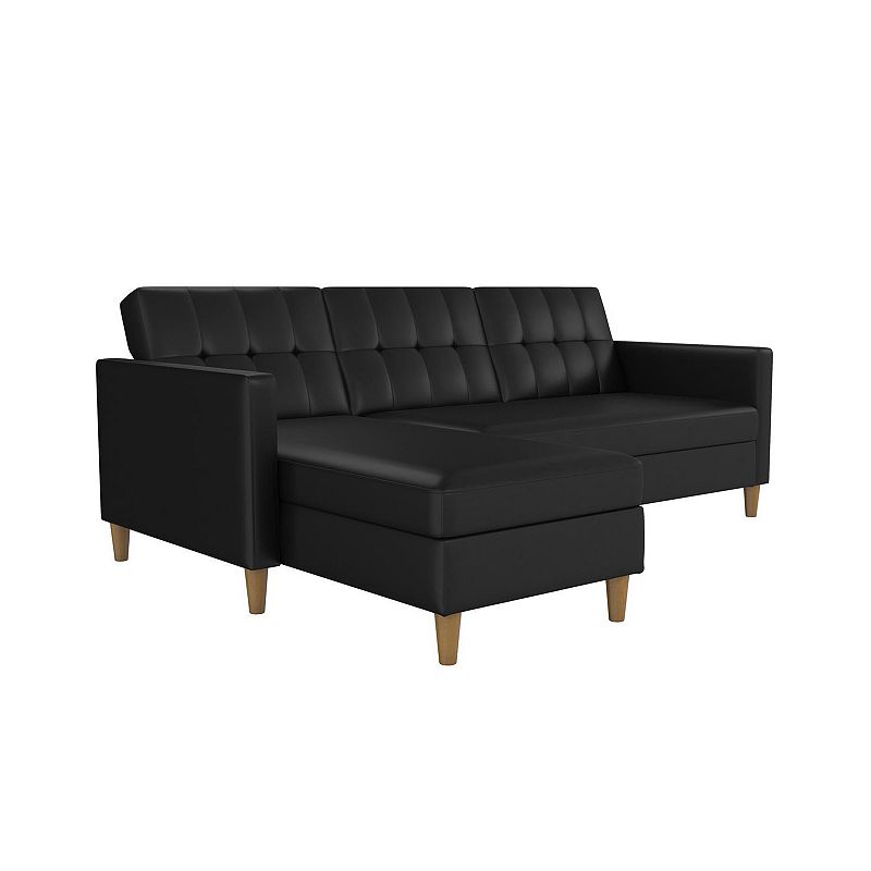 DHP Atwater Living Heidi Storage Sectional Futon Couch