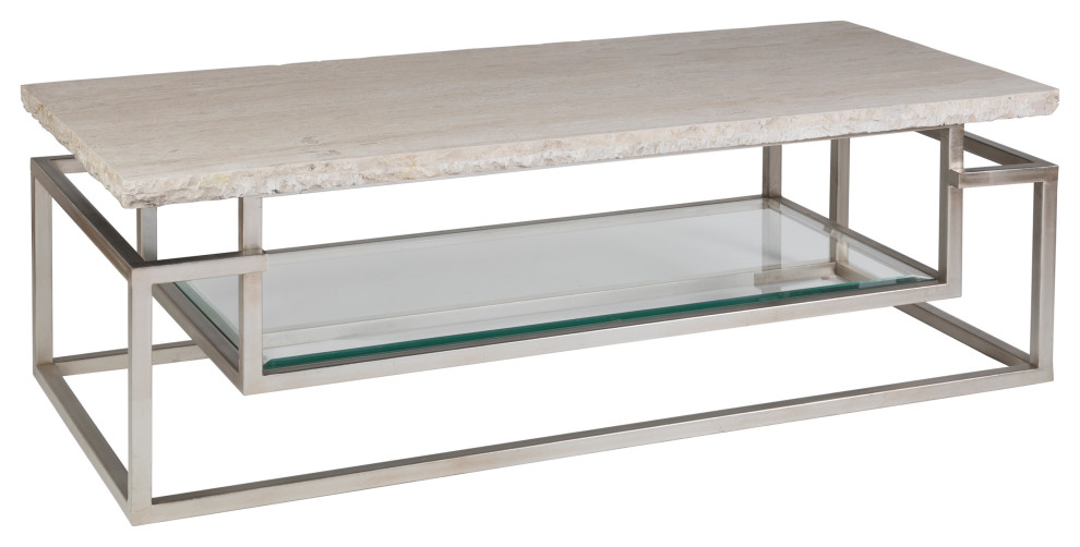 Theo Rect Cocktail Table   Contemporary   Coffee Tables   by Lexington Home Brands  Houzz