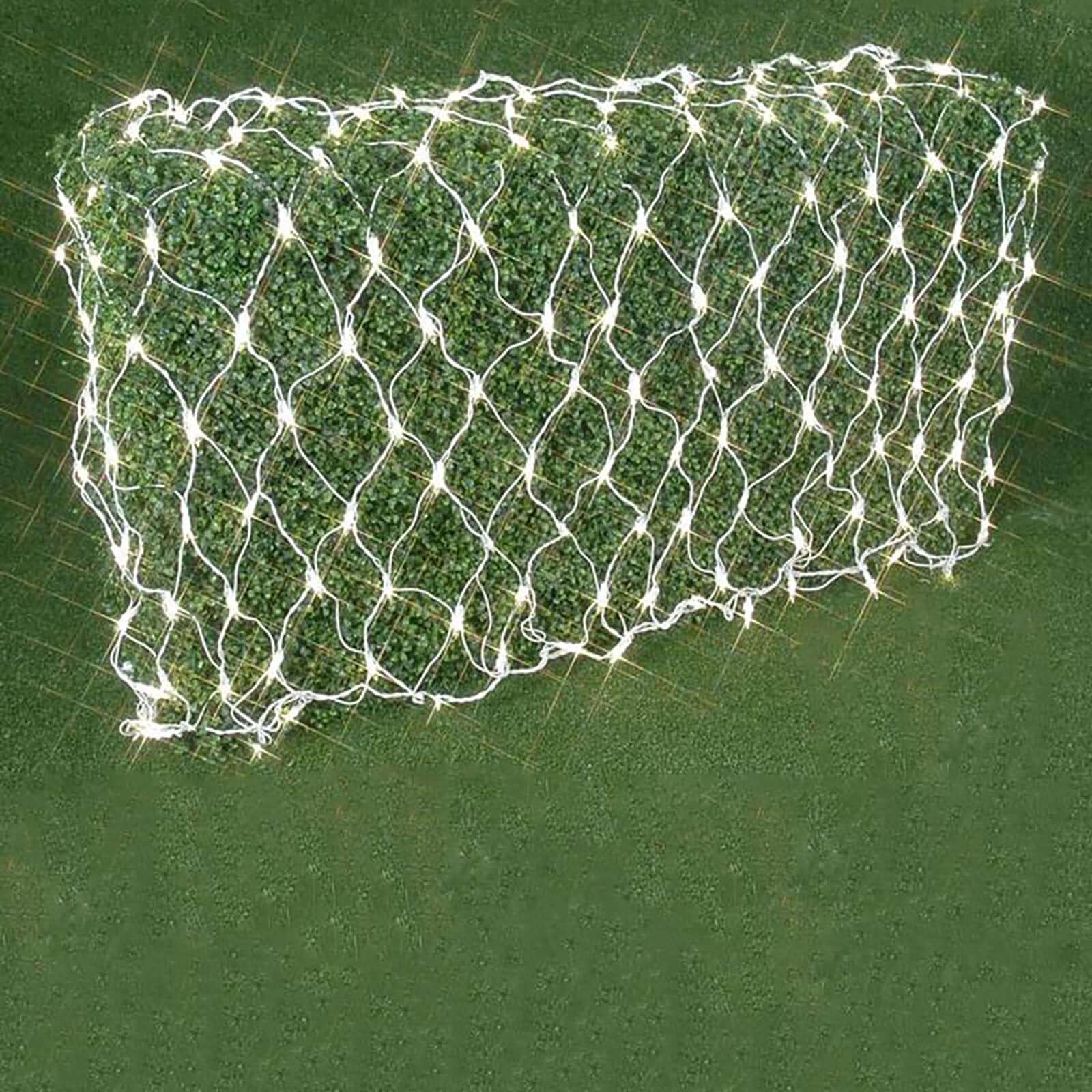 Clear 600 LED Fish Net Lights, Fairy String Lights With 8 Modes 20ftx10ft