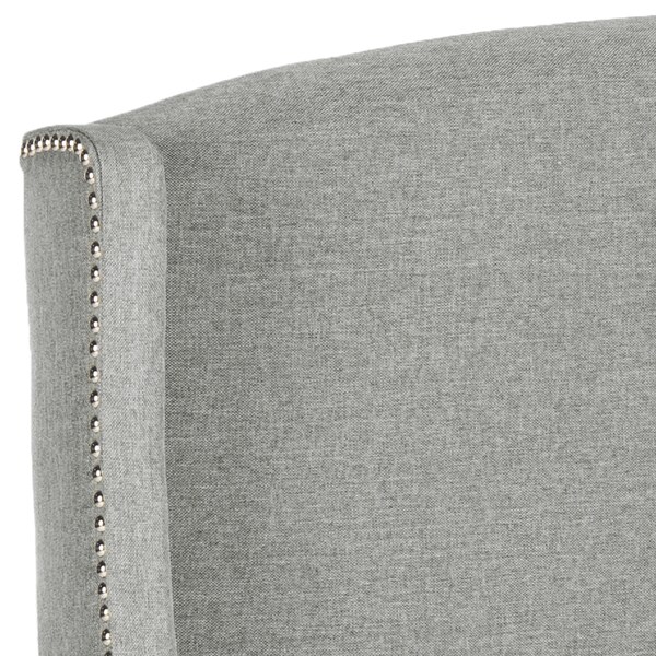 SAFAVIEH Austin Grey Wingback Linen Headboard (Twin) - - 16391403