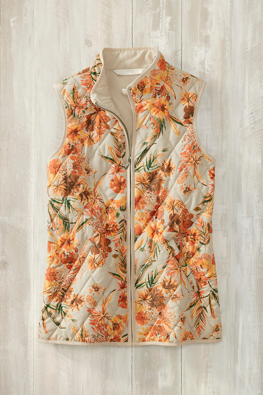 Woodland Florals Vest for All Seasons