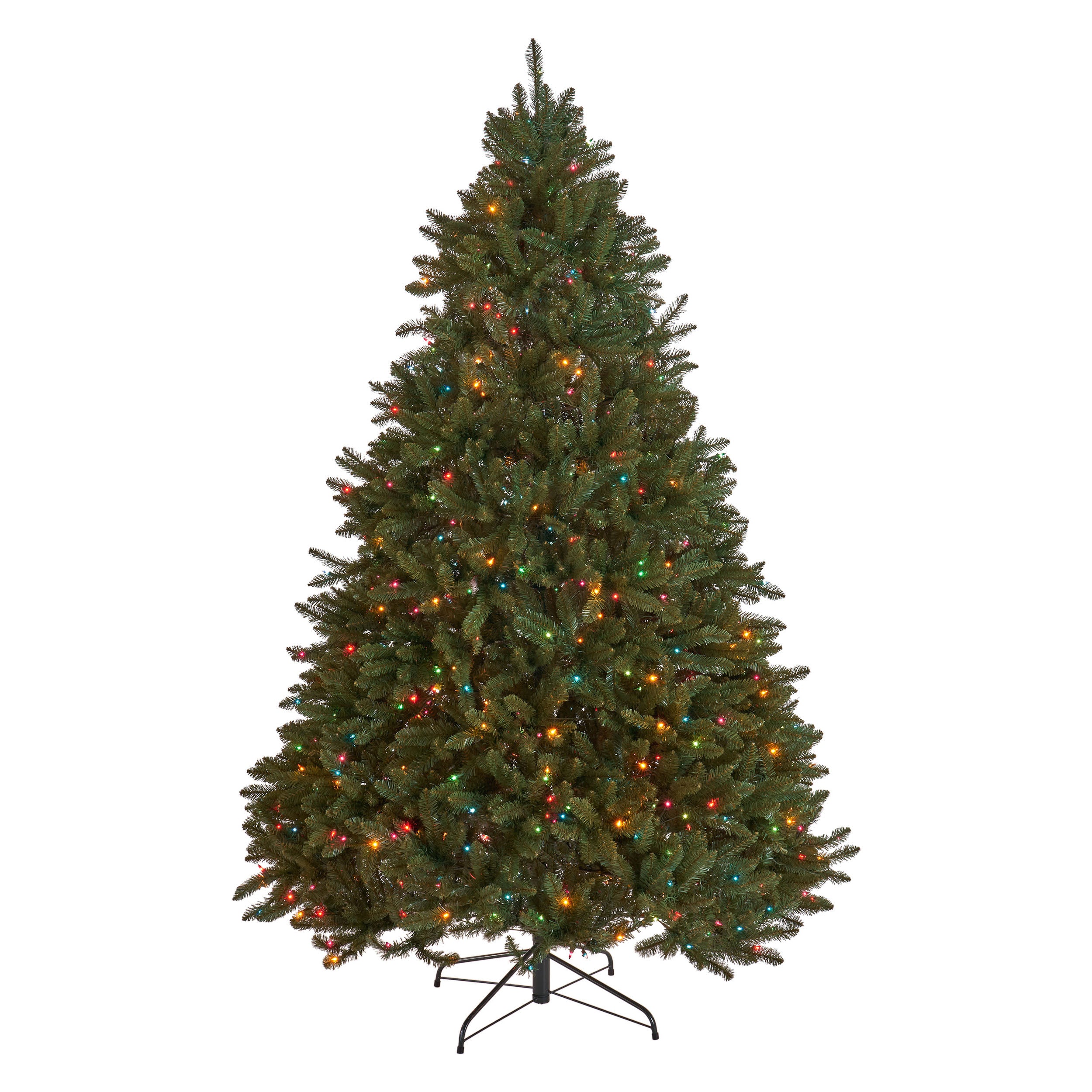 7-foot Norway Spruce Pre-Lit or Unlit Hinged Artificial Christmas Tree