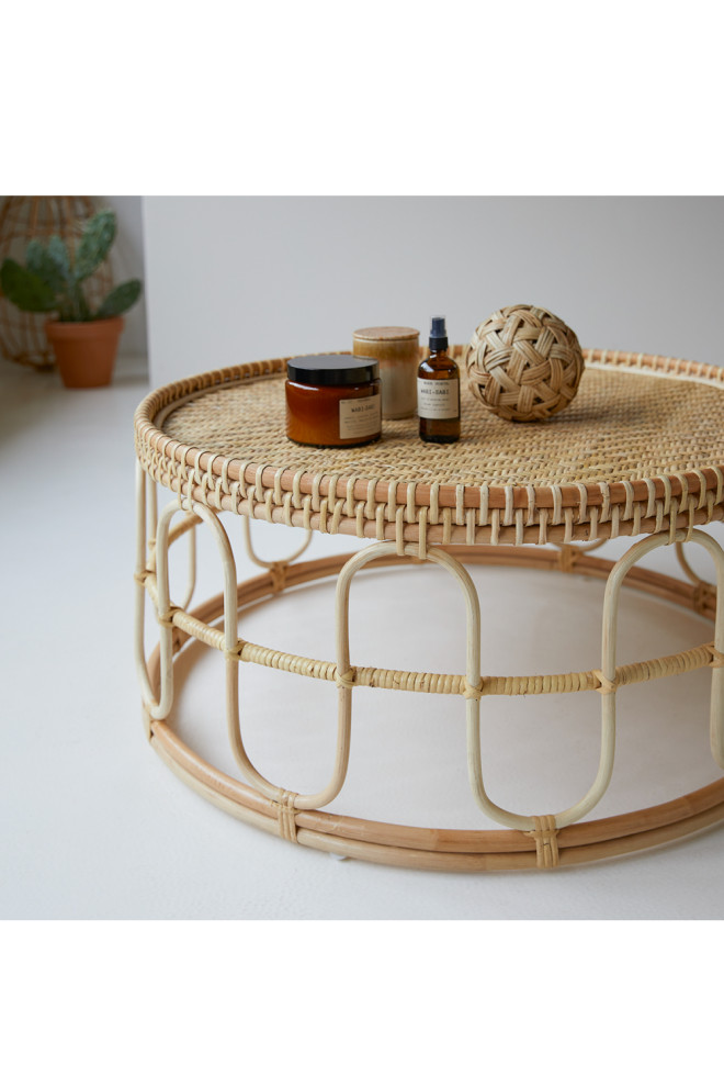 Natural Rattan Coffee Table  Tikamoon Samson   Tropical   Coffee Tables   by Oroa   Distinctive Furniture  Houzz