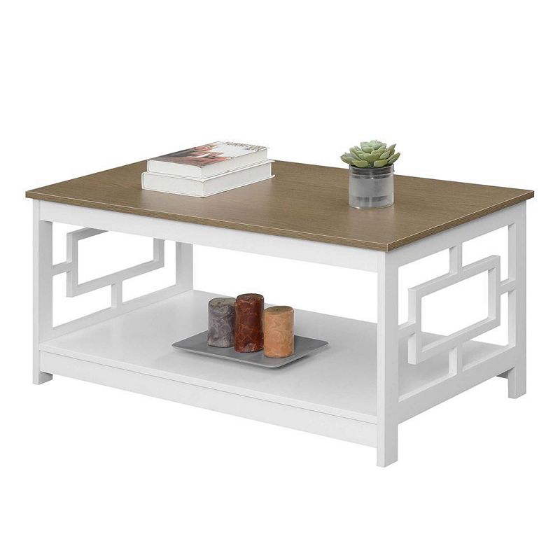 Convenience Concepts Town Square Coffee Table with Shelf