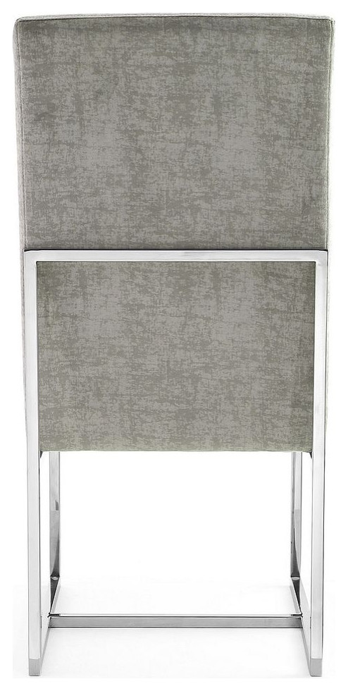 Manhattan Comfort Element Velvet Dining Chair   Contemporary   Dining Chairs   by Manhattan Comfort  Houzz