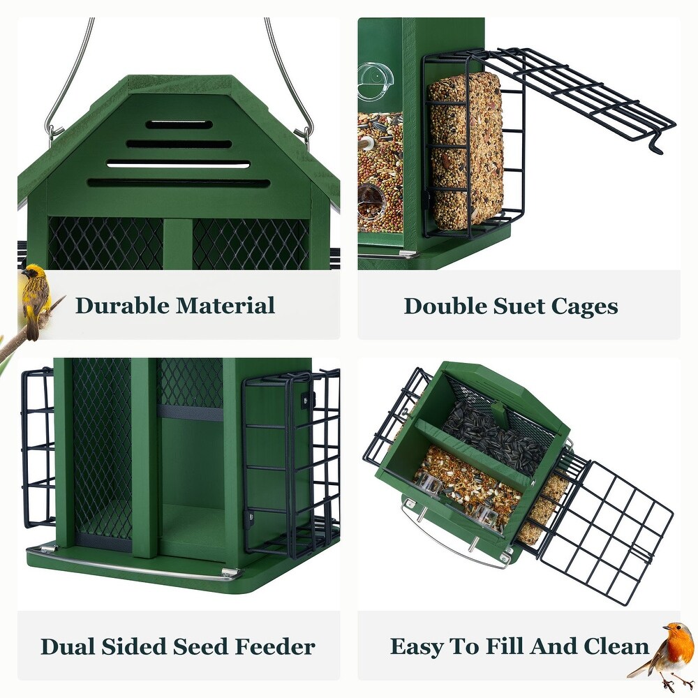 Bird Feeder for Outside  Hanging Wild Birdfeeder