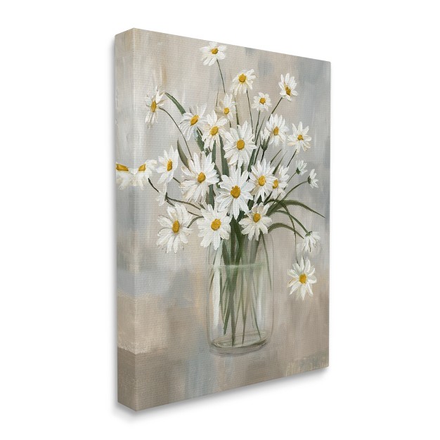 Stupell Industries Daisy Bloom Bouquet Potted Flowers Abstract Pattern