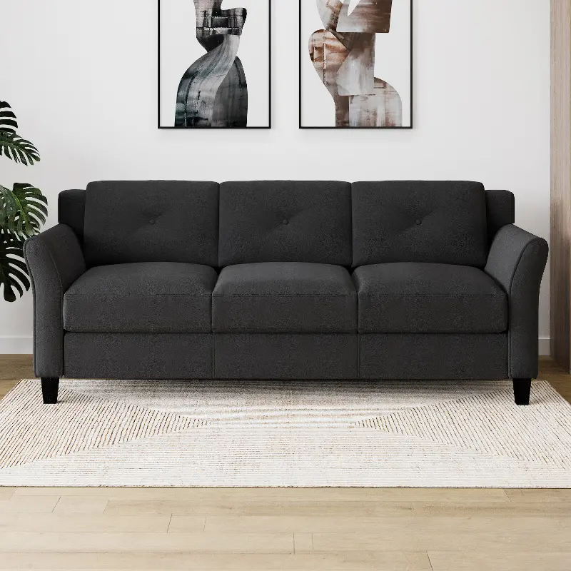 Harvard Black Sofa