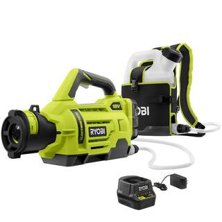 RYOBI ONE+ 18V Cordless Electrostatic 1 Gal. Sprayer Kit with (2) 2.0 Ah Batteries and (1) Charger P2870