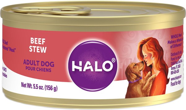 Halo Holistic Beef Stew Adult Canned Dog Food